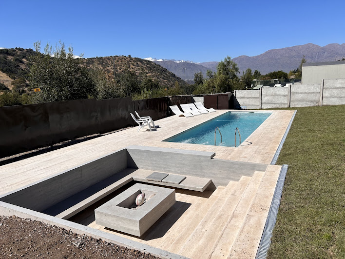 piscina y terraza remodelacion
